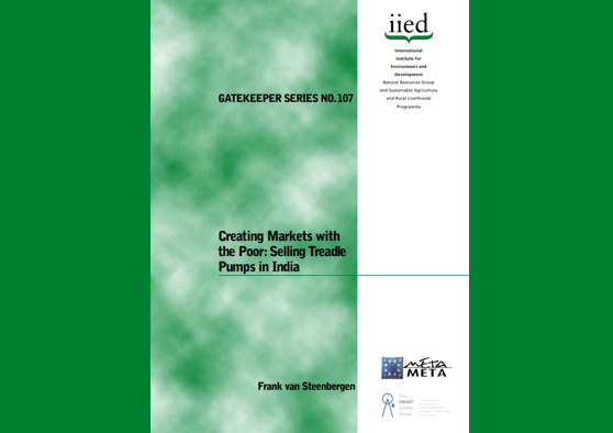 Frontpage manual: Creating Markets with the Poor